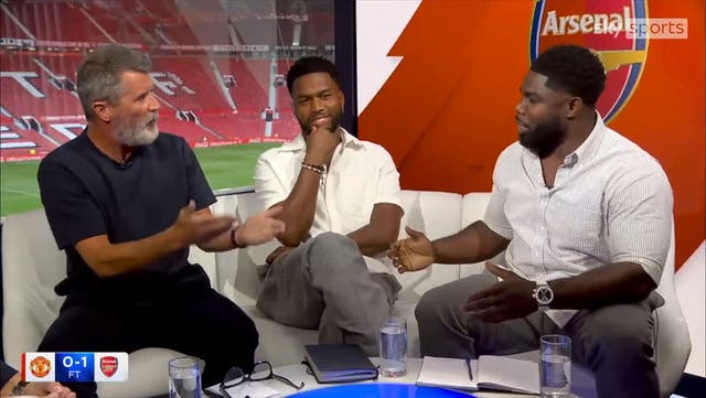 <p>Roy Keane and Micah Richards in heated clash over Man United’s Altay Bayindir.</p>