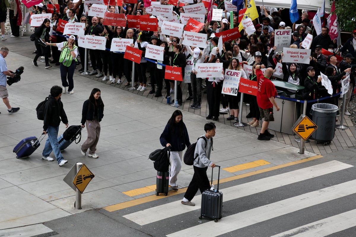 Major airline disruption continues amid flight attendants’ strike