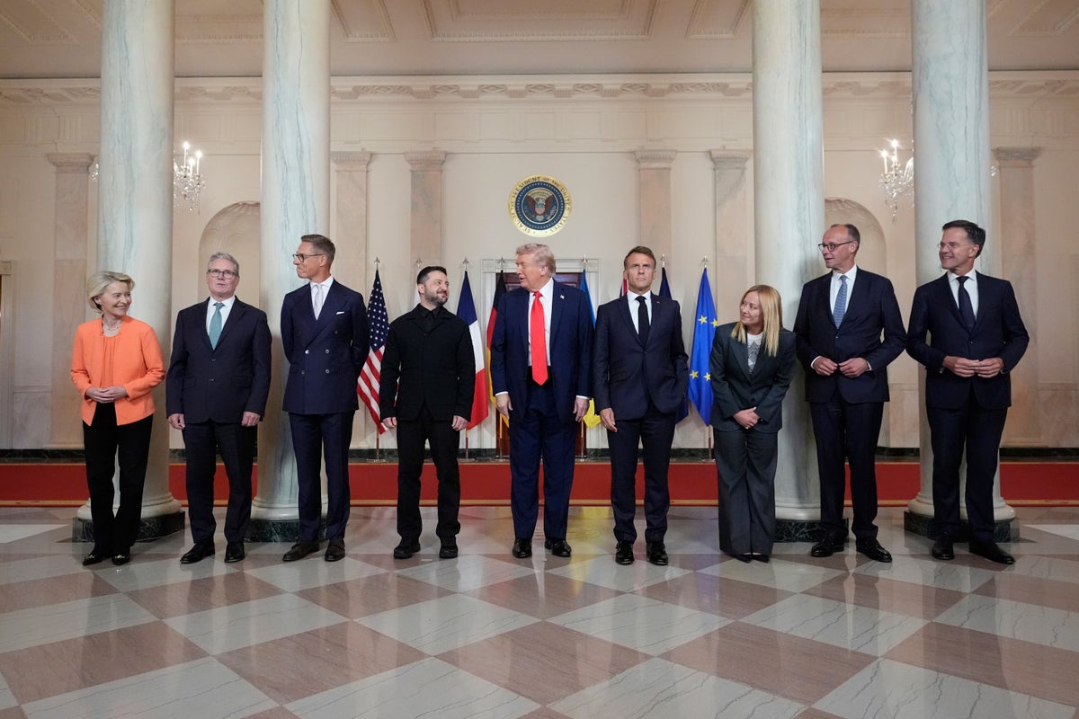 Photos: What Zelenskyy and European leaders' visit with Trump at the White House looked like
