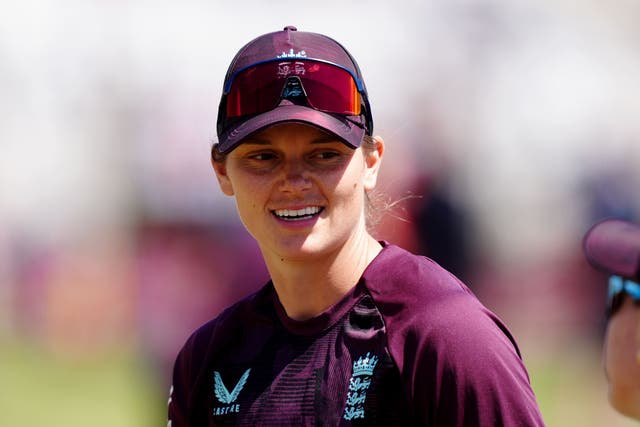 Amy Jones is upbeat about England’s prospects at the Women’s World Cup (Mike Egerton/PA)