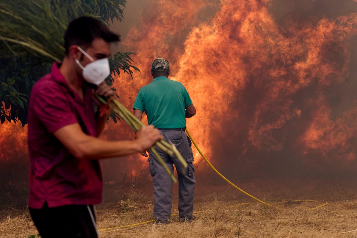 Spain battles record fires even as end of heatwave brings lower temperatures