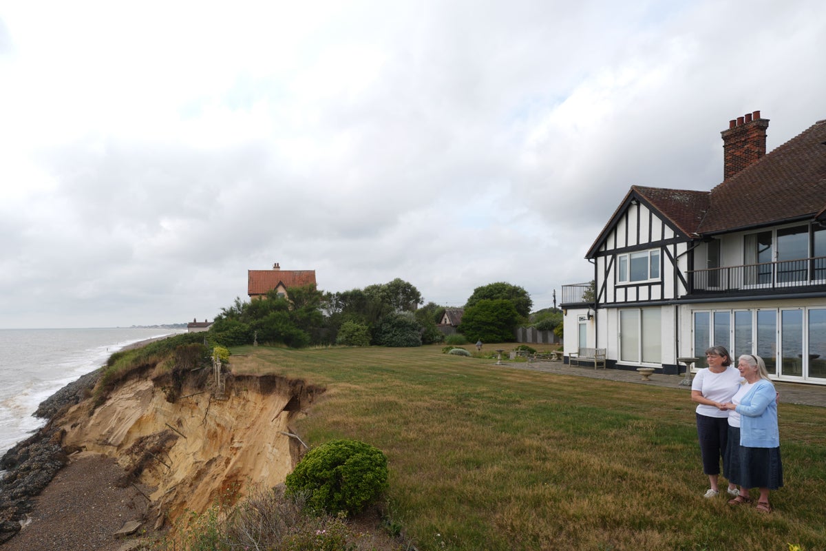 88-Year-Old Faces Home Loss as Suffolk Cliffs Erode