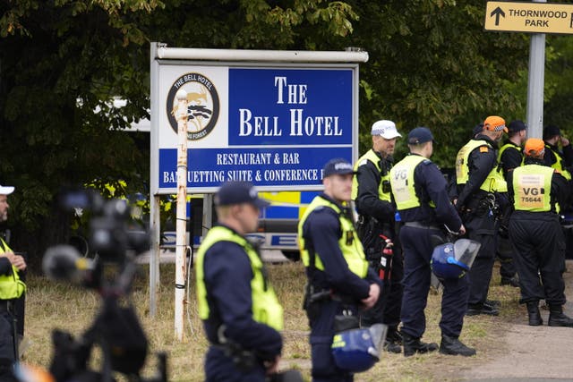 <p>The Bell Hotel in Epping where asylum seekers have been staying</p>