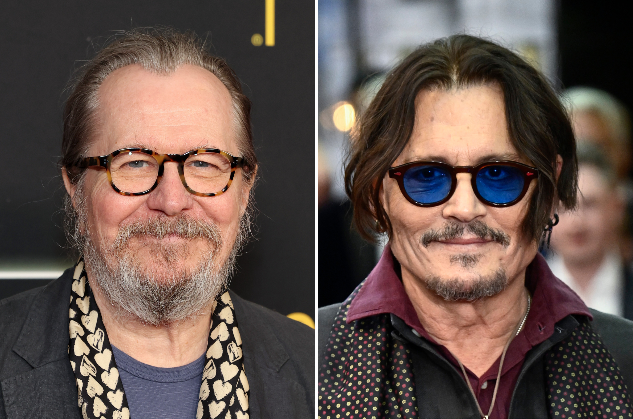 Gary Oldman (left) was in consideration for Johnny Depp's breakout role of Edward Scissorhands in Tim Burton's 1990 classic