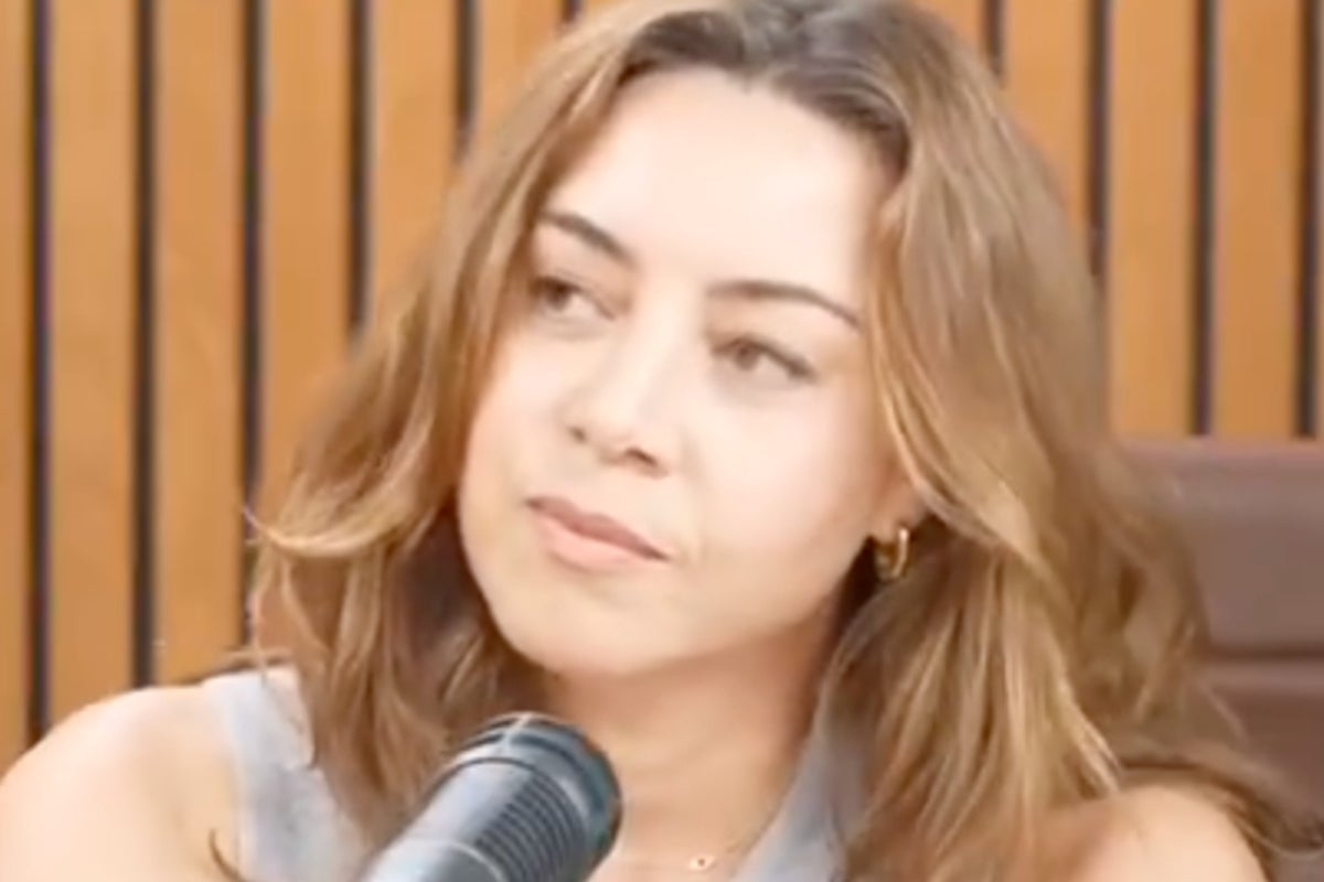 Aubrey Plaza says grief over husband’s death is ‘like giant ocean of awfulness’
