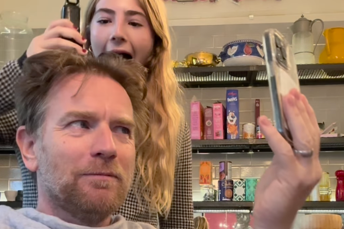 Ewan McGregor harkens back to Trainspotting character with charity head shave