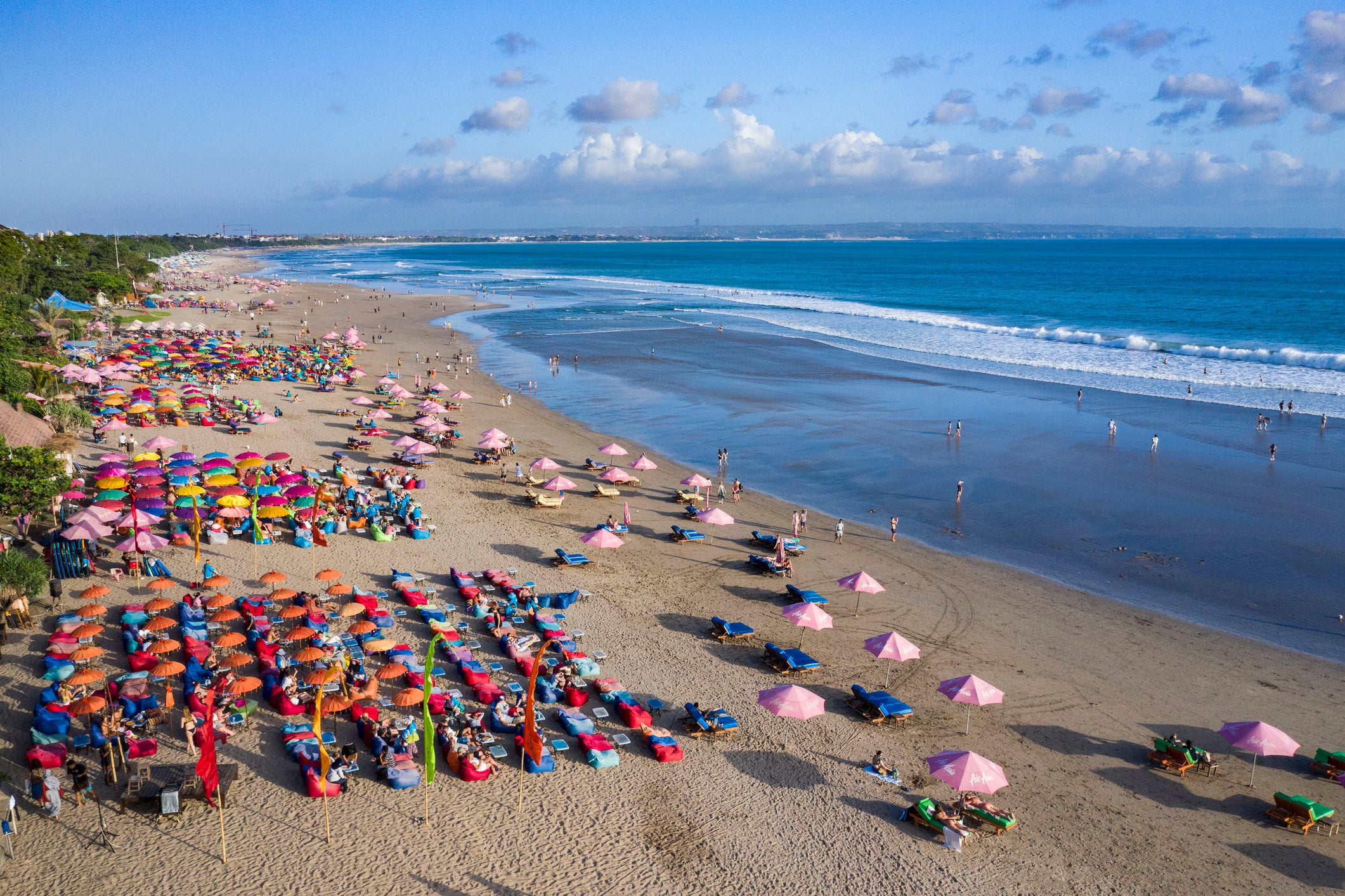 Head down to the lively Seminyak beach