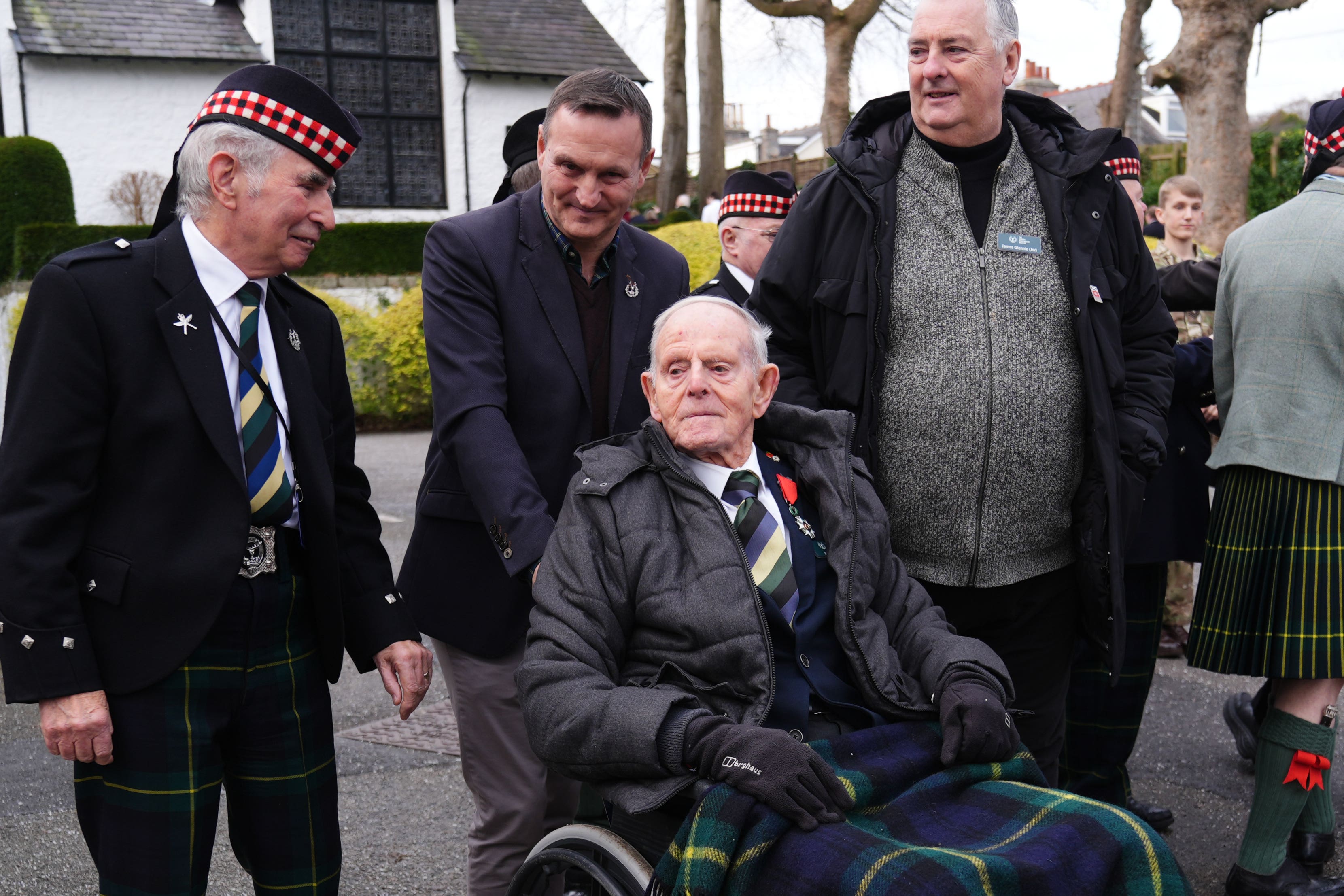 Jim Glennie volunteers at the Gordon Highlanders Museum (Andrew Milligan/PA)