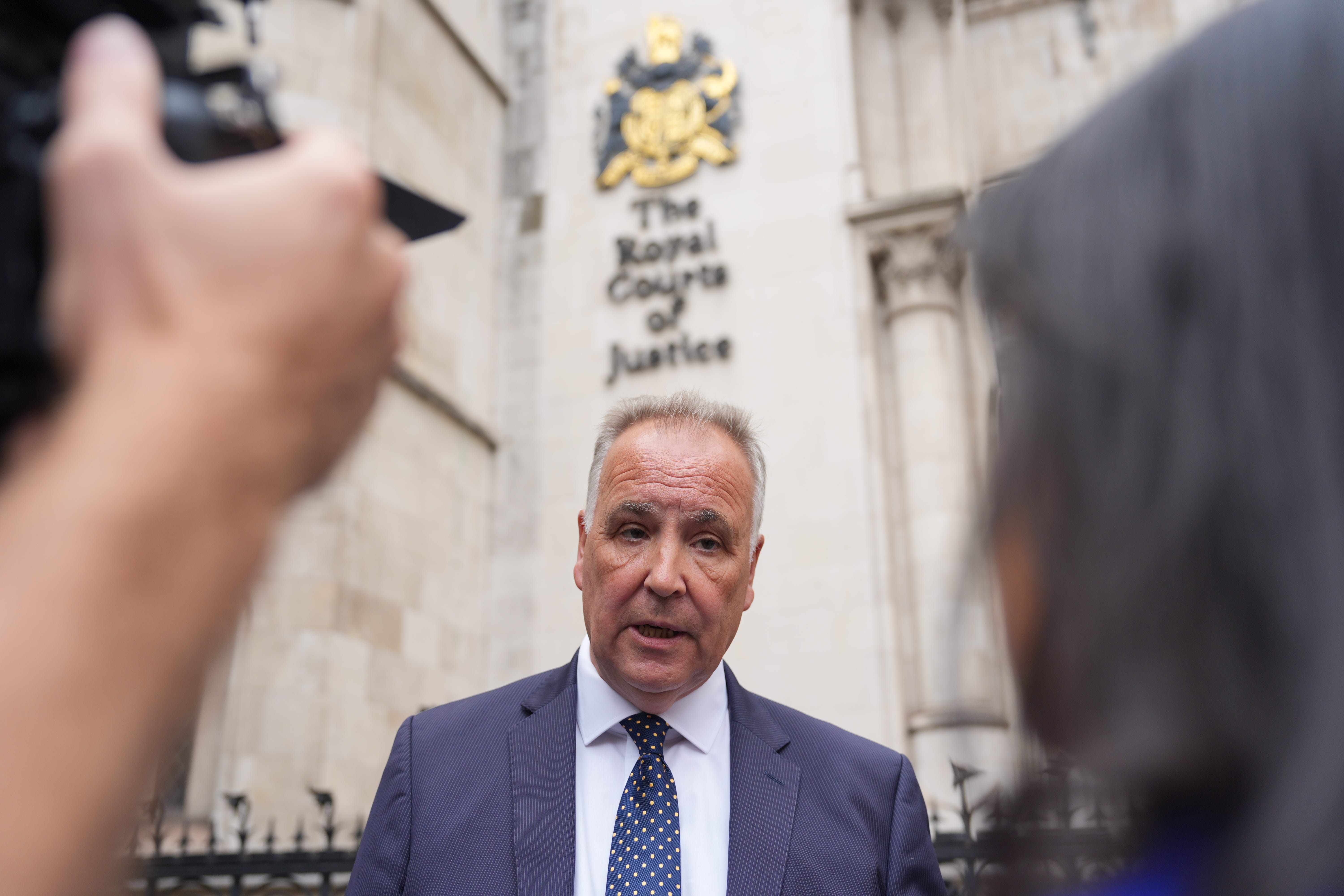 Chris Whitbread was speaking after a hearing at the High Court in London (Yui Mok/PA)