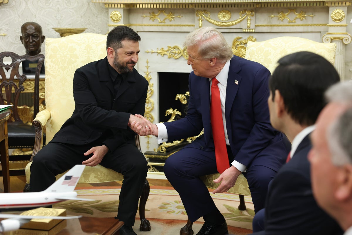 Trump-Zelensky meeting live: Ukraine leader to meet Putin ‘within two weeks’ after White House talks