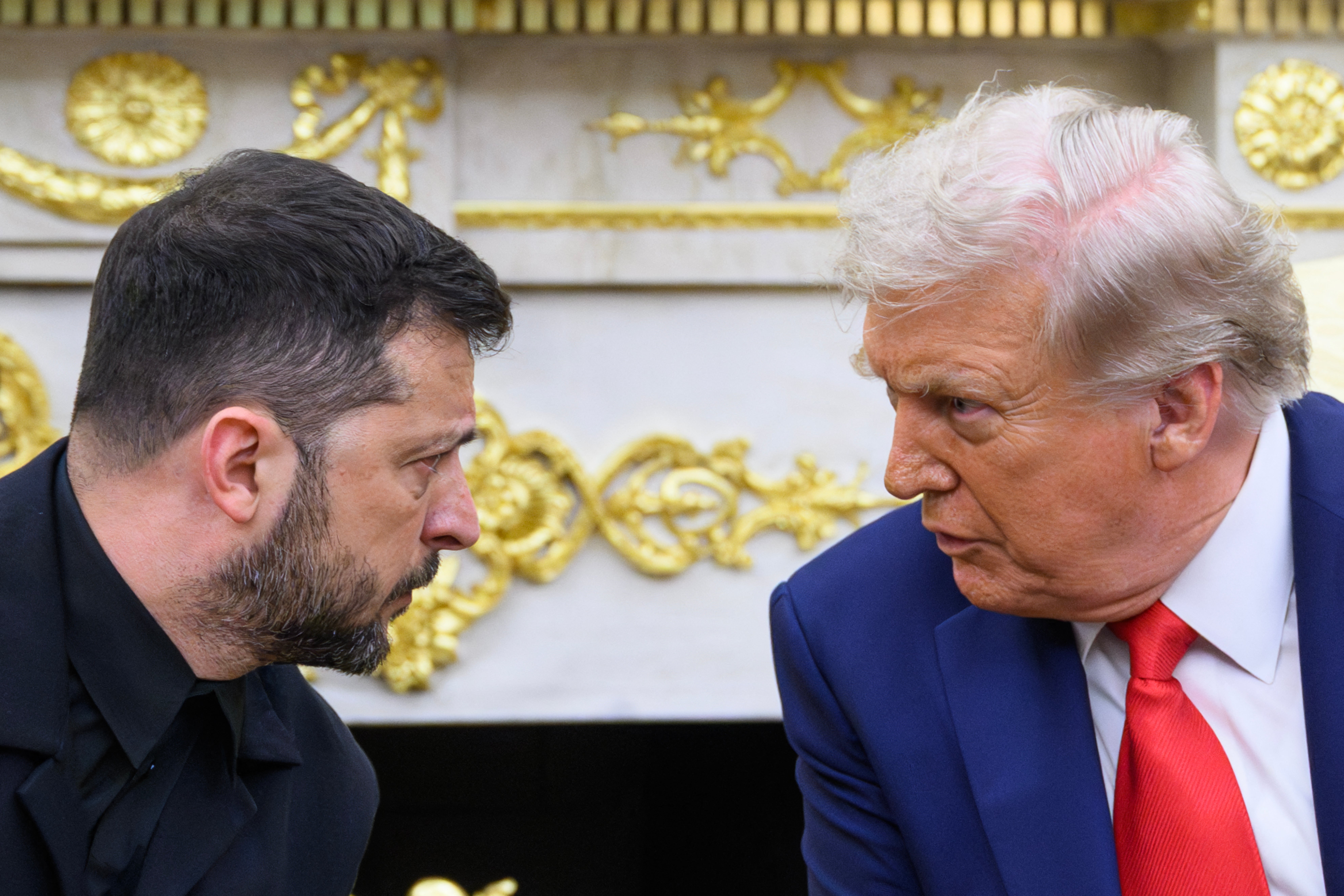 President Donald Trump blamed Ukraine ‘for taking on a nation that’s 10 times’ its size, despite it being Russian President Vladimir Putin who invaded the country.