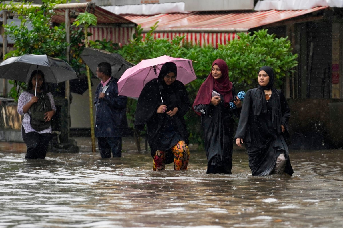 Record rains bring Mumbai to a standstill, in photos
