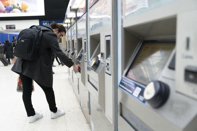 Regulated train fares in England may increase by 5.8% next year, based on a measure of inflation announced on Wednesday (Kirsty O’Connor/PA)