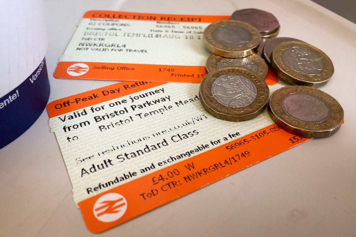 How much more will my train ticket cost?