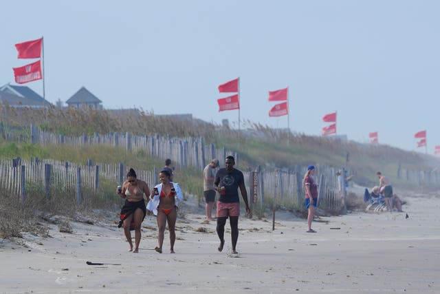 <p>Hurricane Erin has shuttered beaches from the Carolinas all the way to Cape Cod, as the storm threatens to unleash powerful rip currents and bring on 15-foot-tall waves. </p>