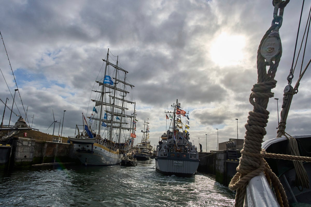 Hundreds of historic tall ships are heading for Amsterdam for a maritime festival