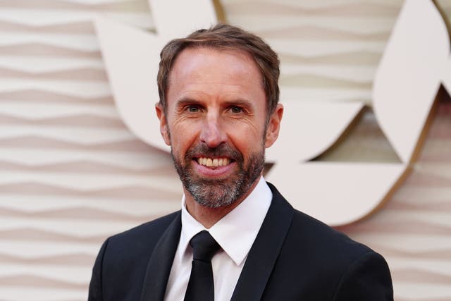 Sir Gareth Southgate attended the PFA Awards 2025 on Tuesday (Martin Rickett/PA)