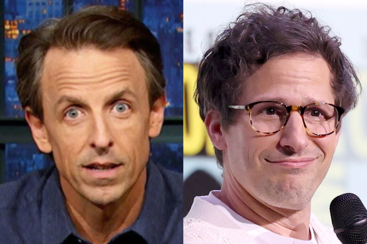 Seth Meyers roasts Andy Samberg after death of beloved pet dog who &lsquo;disliked&rsquo; actor 