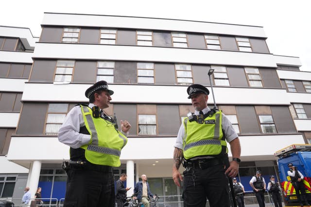 There have been protests outside some hotels housing asylum seekers in the UK (PA)