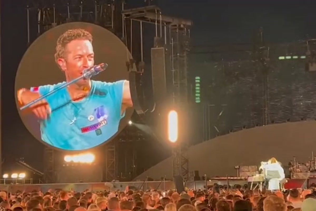 Coldplay’s Chris Martin fights back tears as superfan travels 5000 miles from China to join him for unforgettable duet