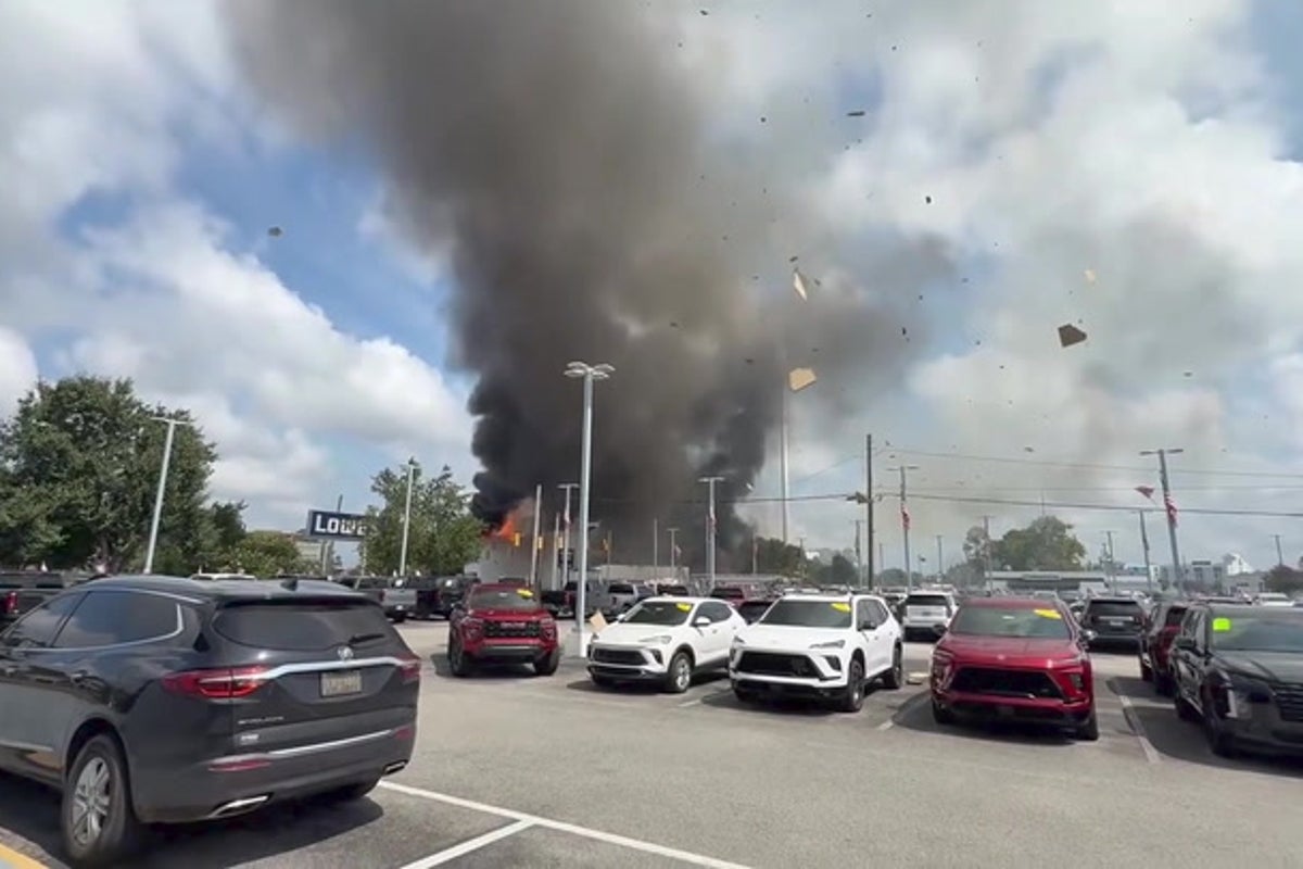 A Hit On Rips Fiery explosion rips through building after hit and run crash | The ...