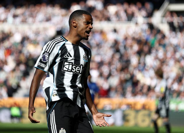 <p>Alexander Isak is determined to leave Newcastle</p>