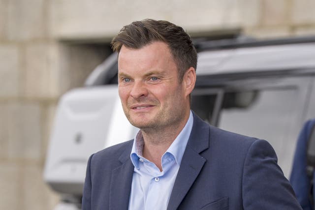 Geoff Aberdein, who was chief of staff to Alex Salmond, insisted claims about his former boss in Nicola Sturgeon’s book are ‘falsehoods at worst, fabrications at best ‘ (Jane Barlow/PA)