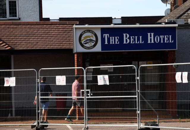 <p>Epping Forest District Council sought an injunction against the use of the Bell Hotel for asylum seekers at the Royal Courts of Justice in London on Tuesday</p>