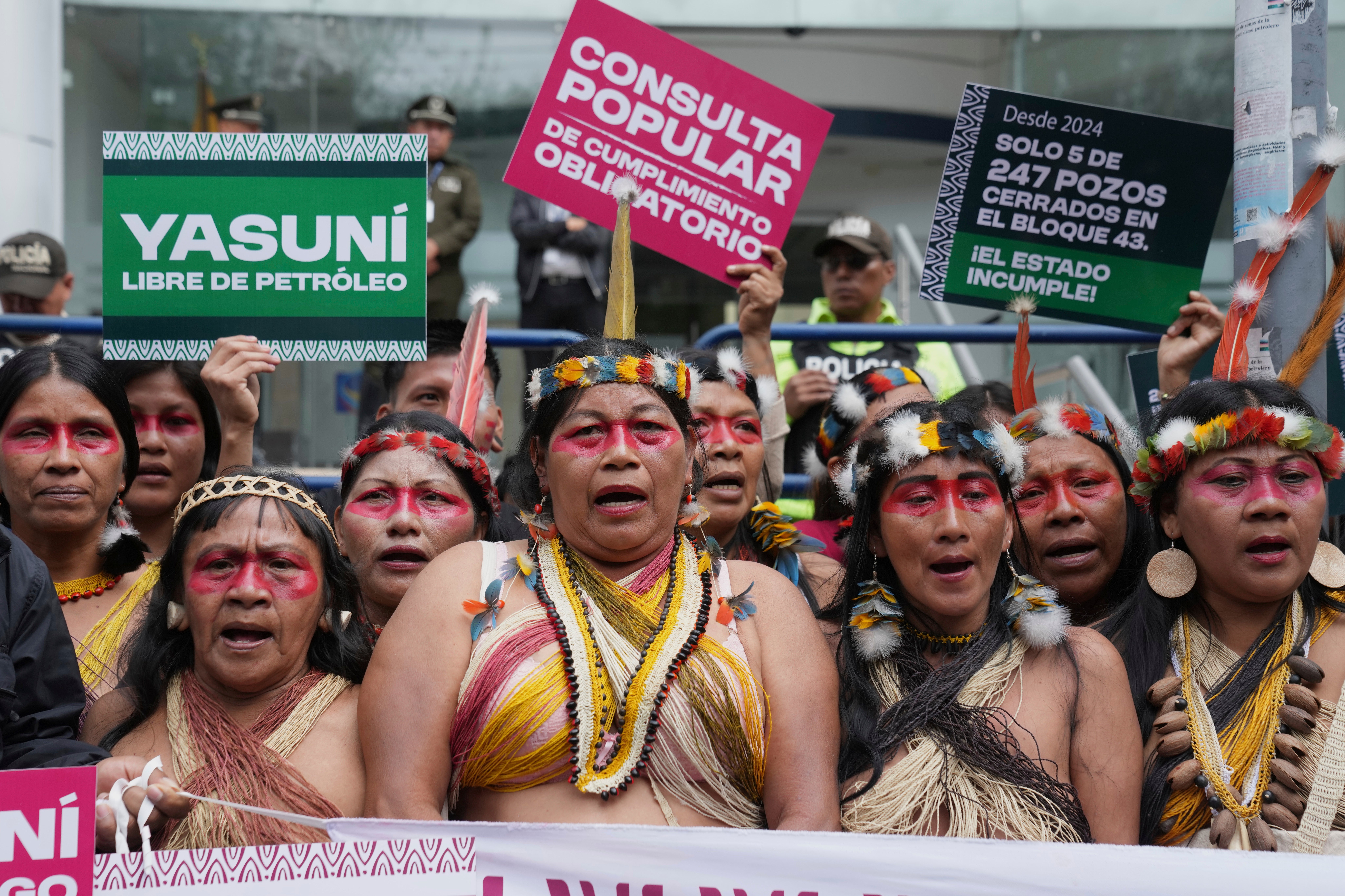 ECUADOR-PETRÓLEO INDÍGENAS