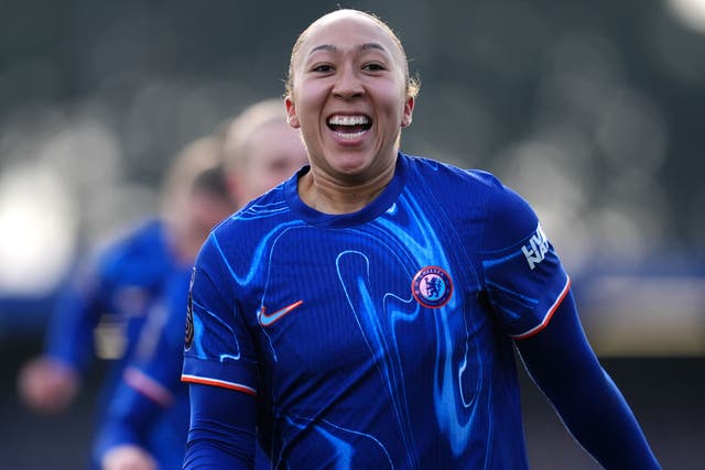 Chelsea’s Lauren James is facing a spell on the sidelines with an ankle injury (Adam Davy/PA)