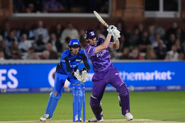 Zak Crawley produced a batting masterclass to see the Northern Superchargers past London Spirit at Lord’s (Bradley Collyer/PA)