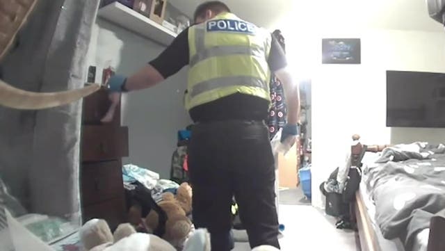 <p>Police officer caught stealing woman’s underwear during property search.</p>