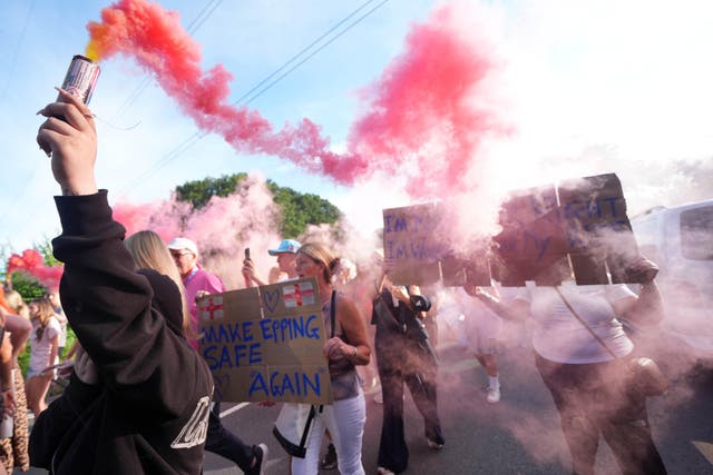 Conservative shadow home secretary Chris Philp said people ‘have every right to engage in peaceful protest’ (Yui Mok/PA)
