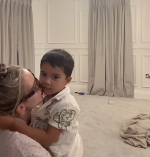 Helen Flanagan shares struggle to calm four-year-old son running wild