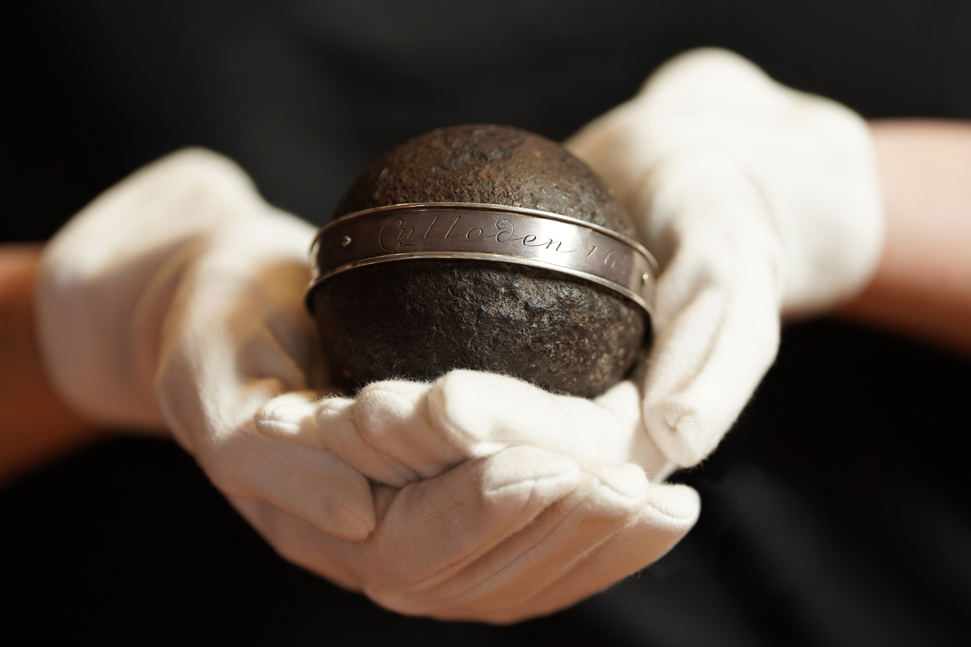 The cannonball has sold at auction (Stewart Attwood/Lyon&Turnbull/PA)