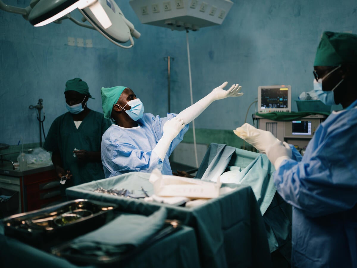 Aid cuts mean Dr Yassin Uwimana's contract, funded by USAID, will run out in November