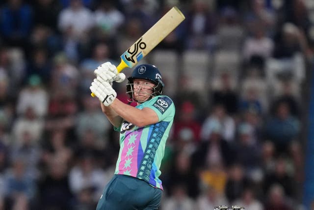 Jordan Cox starred for Oval Invincibles (Adam Davy/PA)