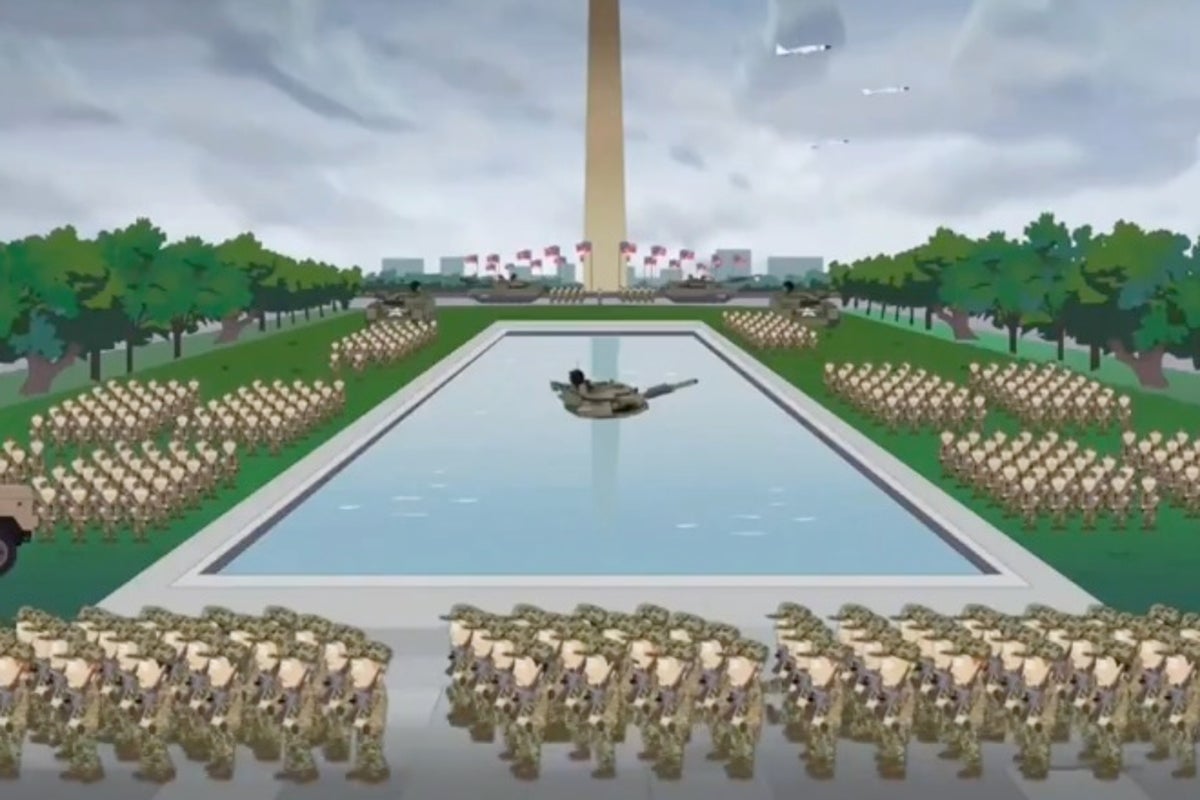 ‘South Park’ takes aim at Trump’s DC crime takeover with tanks and marching troops in latest episode