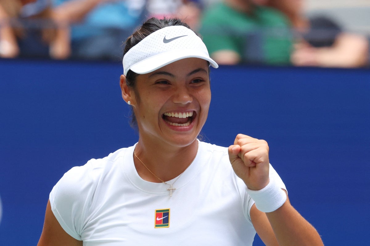 When is Emma Raducanu playing at the US Open?