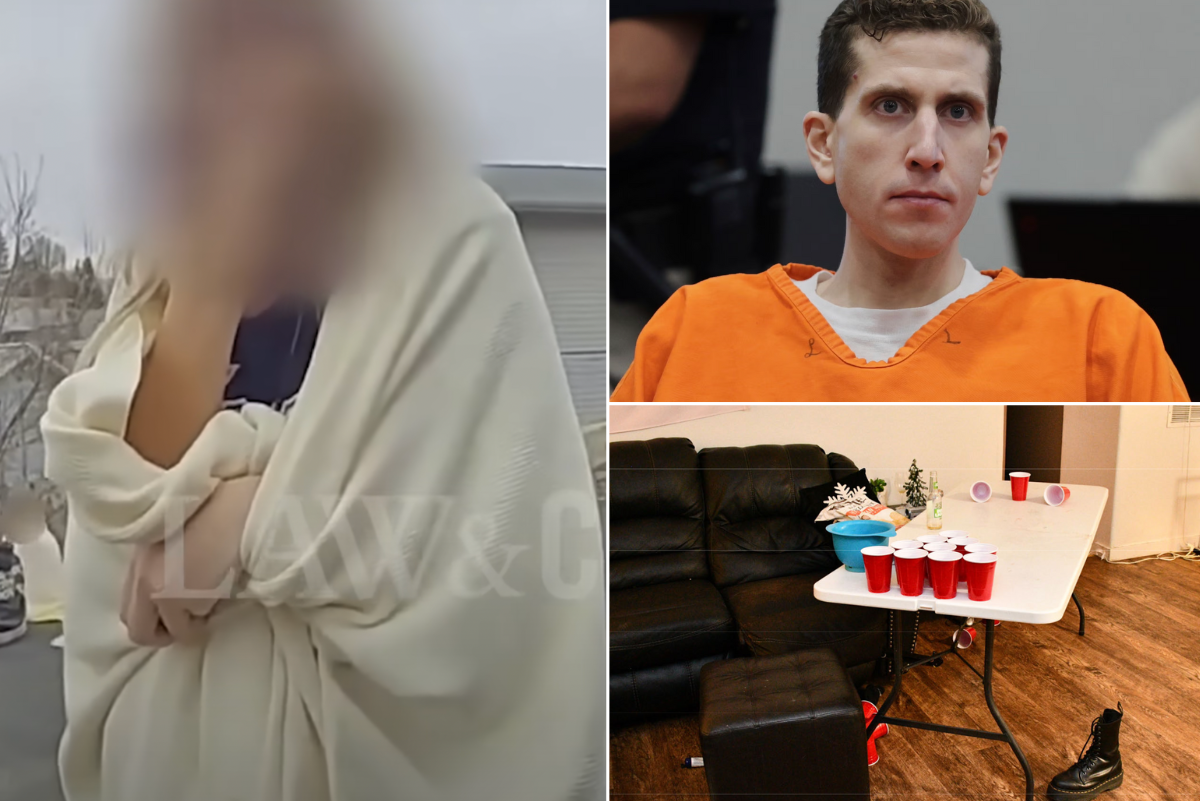 Haunting new footage shows Idaho murders survivor tearfully recall hearing roommate scream before coming face to face with masked intruder
