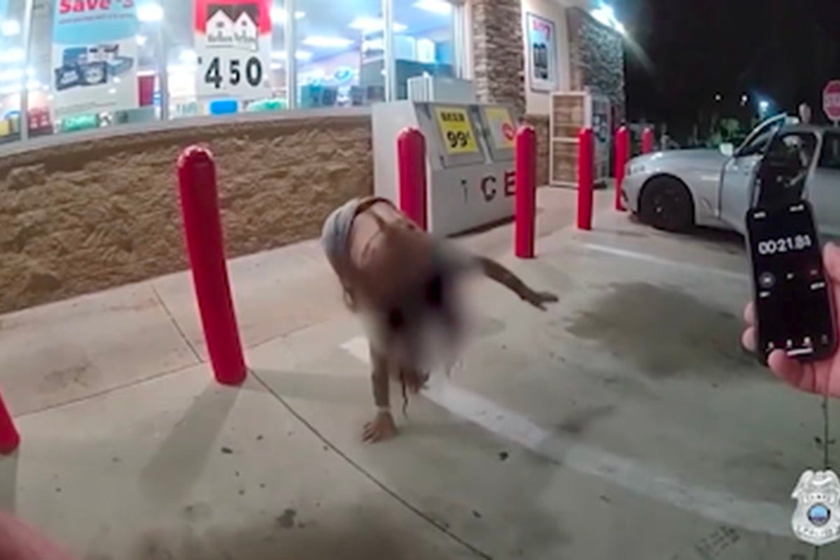 Woman driver ‘who just drank one Twisted Tea’ falls over during sobriety test