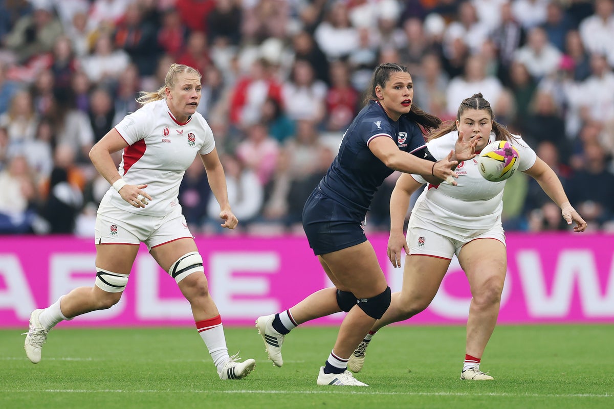 England vs USA live: Red Roses build first half lead in Women’s World Cup opener