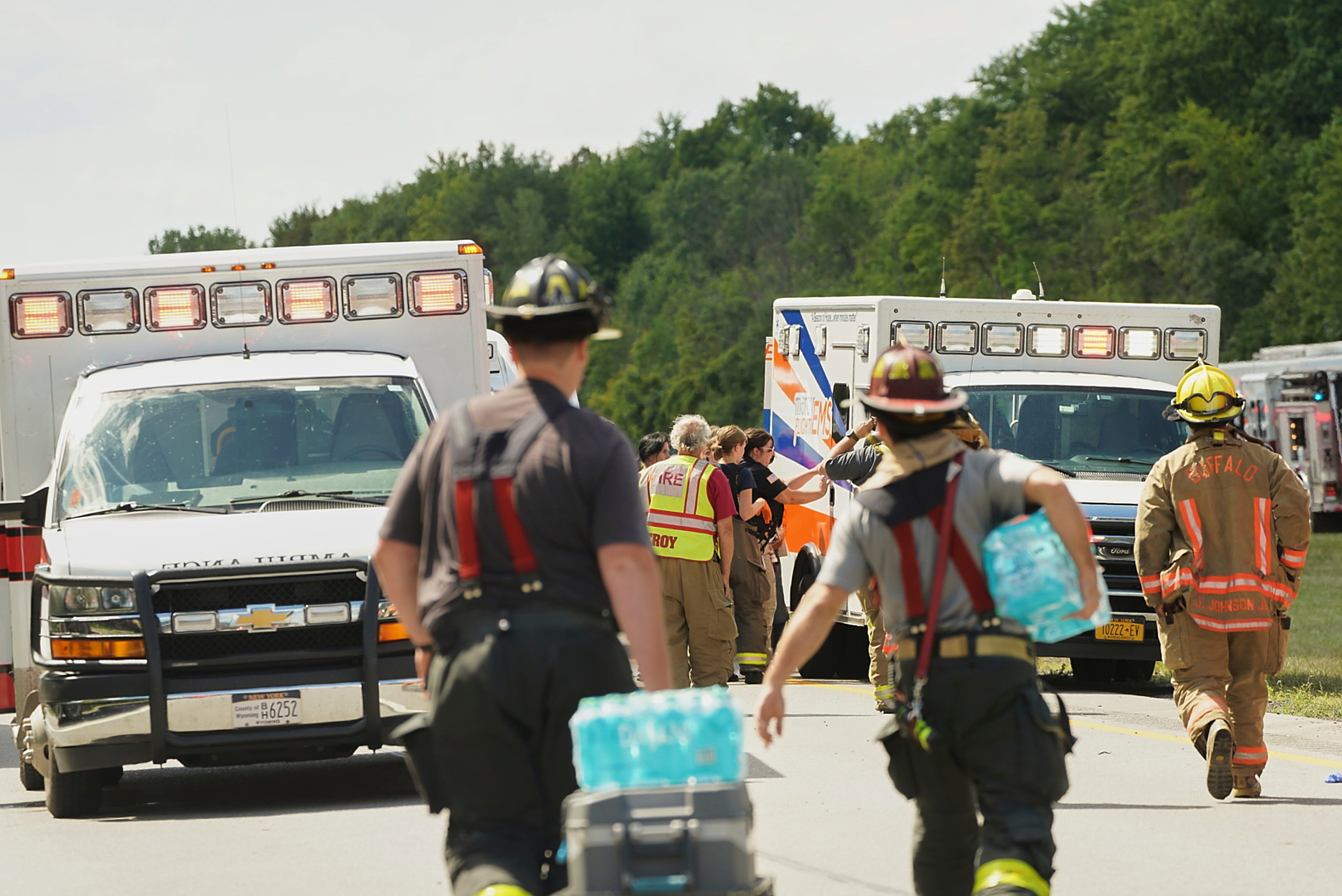 The cause of the rollover crash is still under investigation, New York State Police said