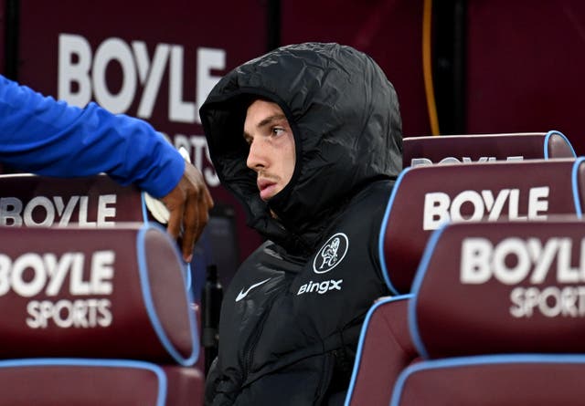 <p>Cole Palmer left the warm-up early and did not feature against West Ham</p>