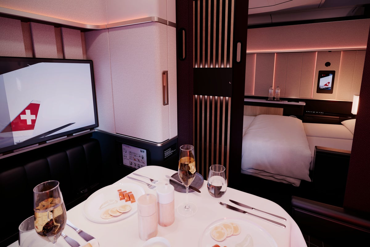 First look: Swiss Air Lines unveils new first class cabin suite