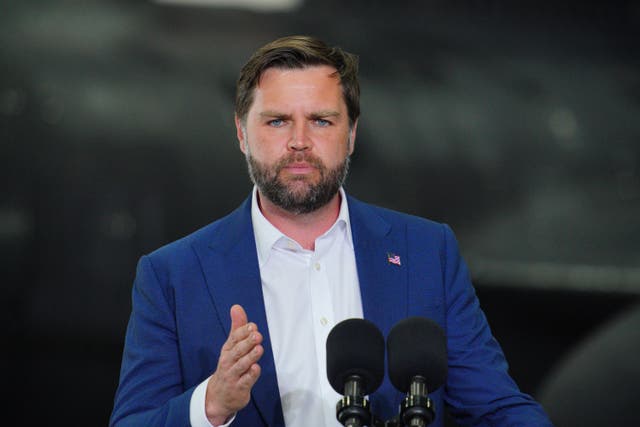 <p>US vice president JD Vance said he is ready to take on the presidency (Ben Birchall/PA)</p>