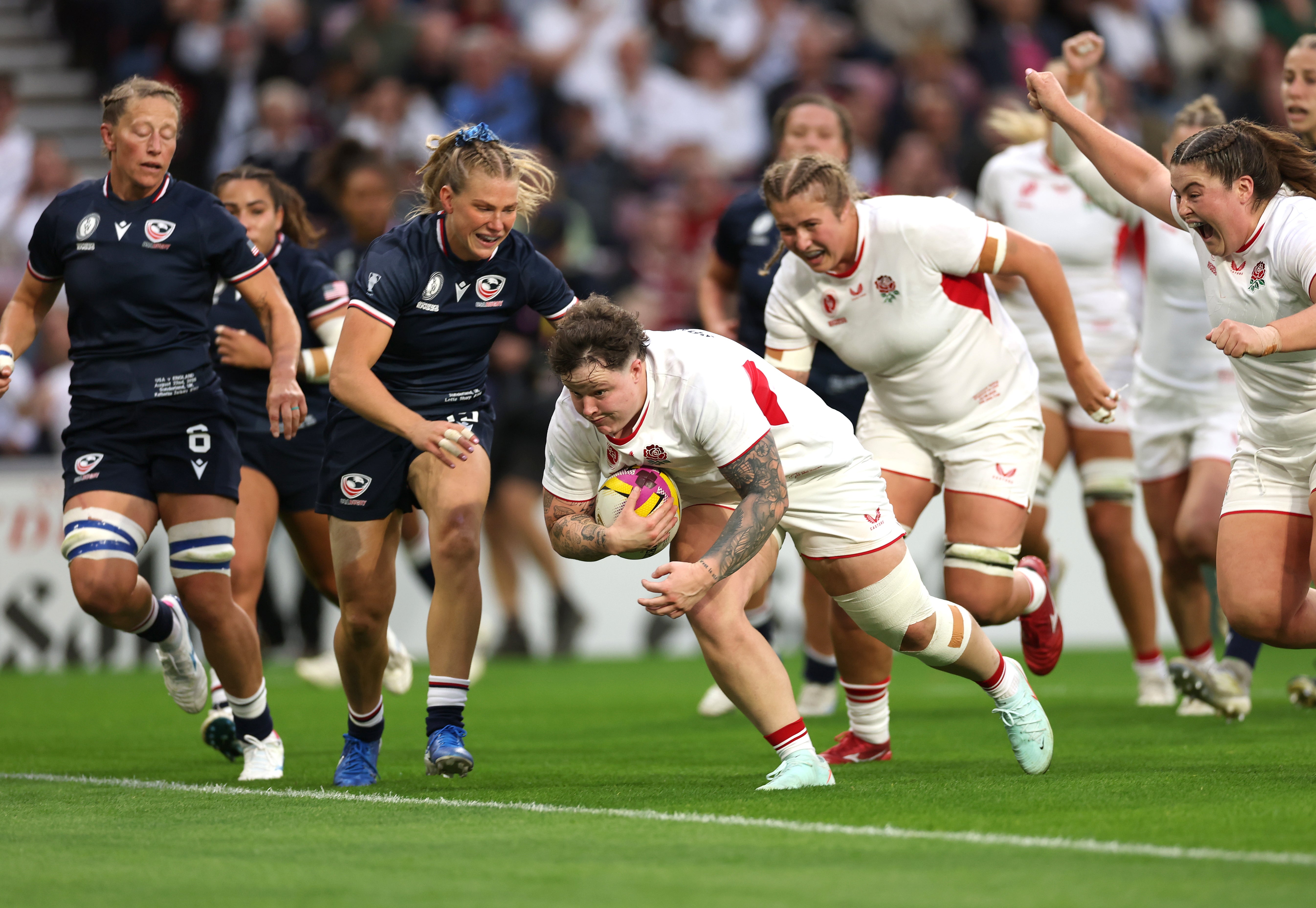 Hannah Botterman's try helped spark England into life in Sunderland