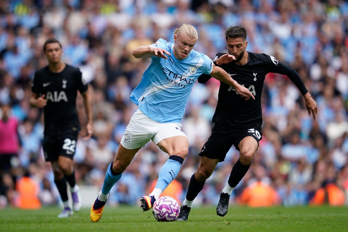 Man City vs Tottenham live: Spurs take shock lead in Premier League clash