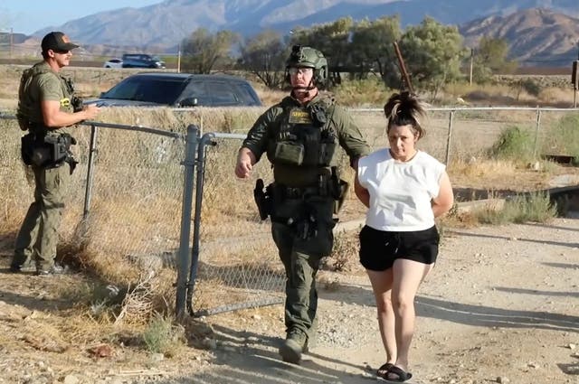 <p>Rebecca Haro, 41, the mother of missing 7-month-old Emmanuel Haro, was arrested August 22 at her California home</p>