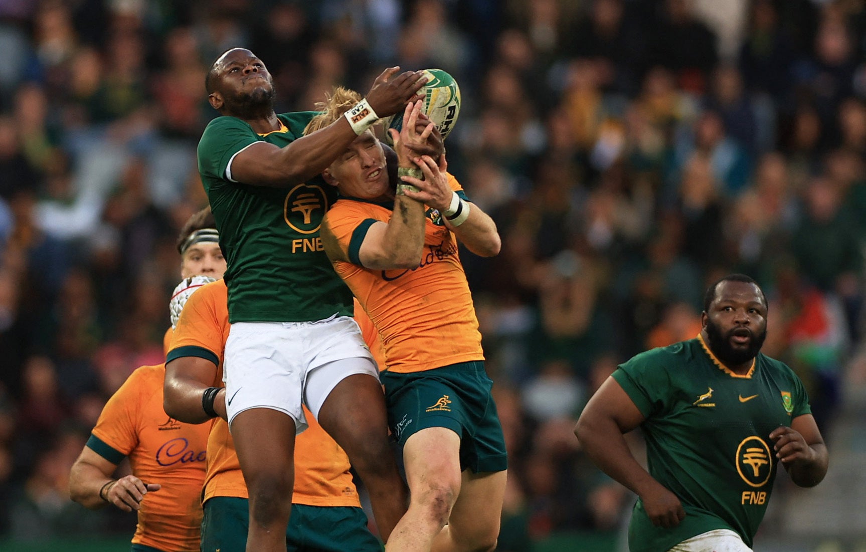 A bruising affair saw Australia hit by a number of injuries